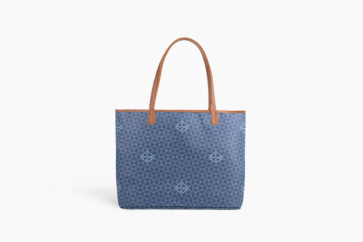 LP Tote (Petite) in Bagru Indigo
